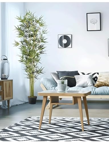 Genérico Árbol de bambú Artificial, árboles Artificiales Falsos for decoración de Interiores y Exteriores de la Oficina en casa.(180cm)