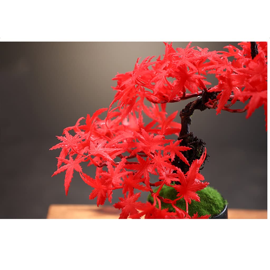 XDAWQP Árbol de bonsái Artificial de simulación, Plantas Falsas, Adornos Decorativos para el hogar, Sala de Estar, Porche, casa de Campo, Interior y Exterior.,A