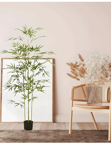 Genérico Árbol de bambú Artificial, árboles Artificiales Falsos for decoración de Interiores y Exteriores de la Oficina en casa.(180cm)