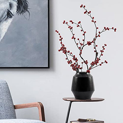 XDAWQP Árbol de simulación, Flor Artificial, bonsái, Fruta Artificial, Maceta de cerámica, Simple y Natural, para Sala de Estar, Estudio, Oficina, decoración de Plantas Falsas, árbol bons