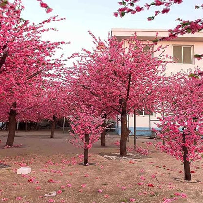 Genérico Rosado,120 * 100CM, Simulación Cerezo Planta de melocotón Falso Deseo Sala de Estar Decoración del Centro Comercial Decoración del Hotel